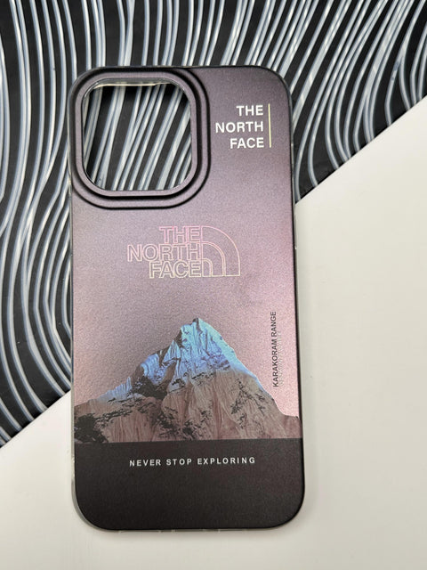 Classy The North Face Blue Mountain Laser Matte Case For iPhone