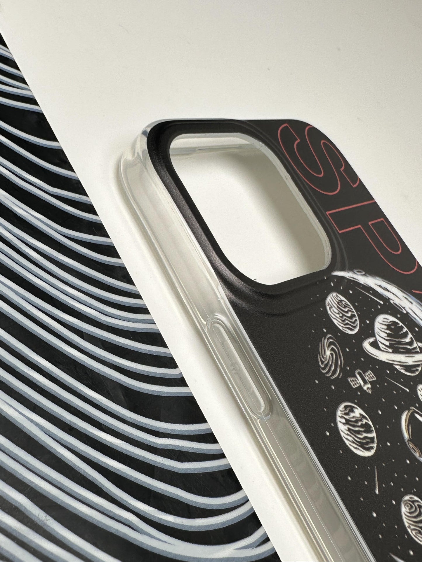 Classy SPACE Black Laser Matte Case For iPhone