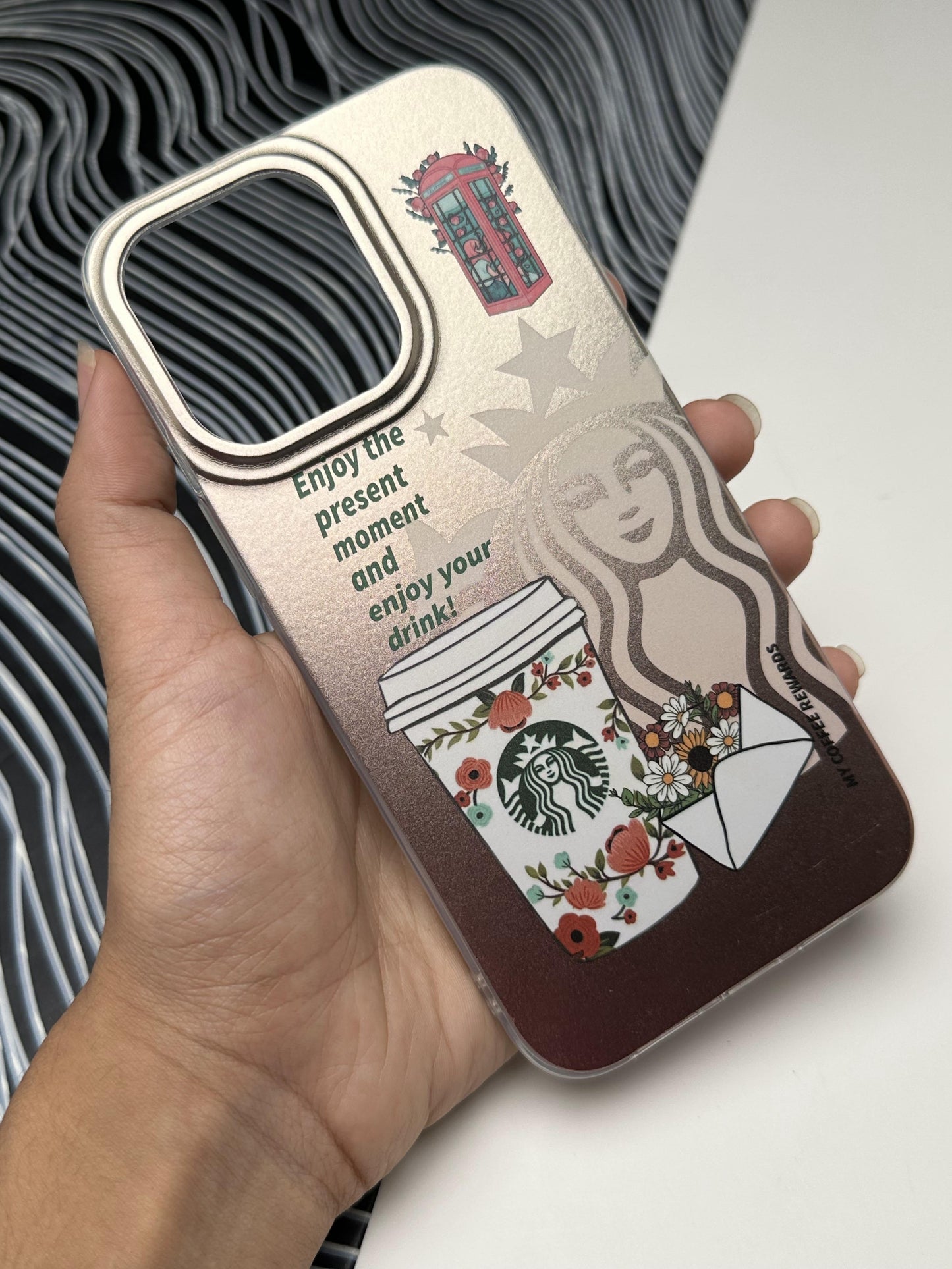 Classy Starbucks Laser Matte Case For iPhone