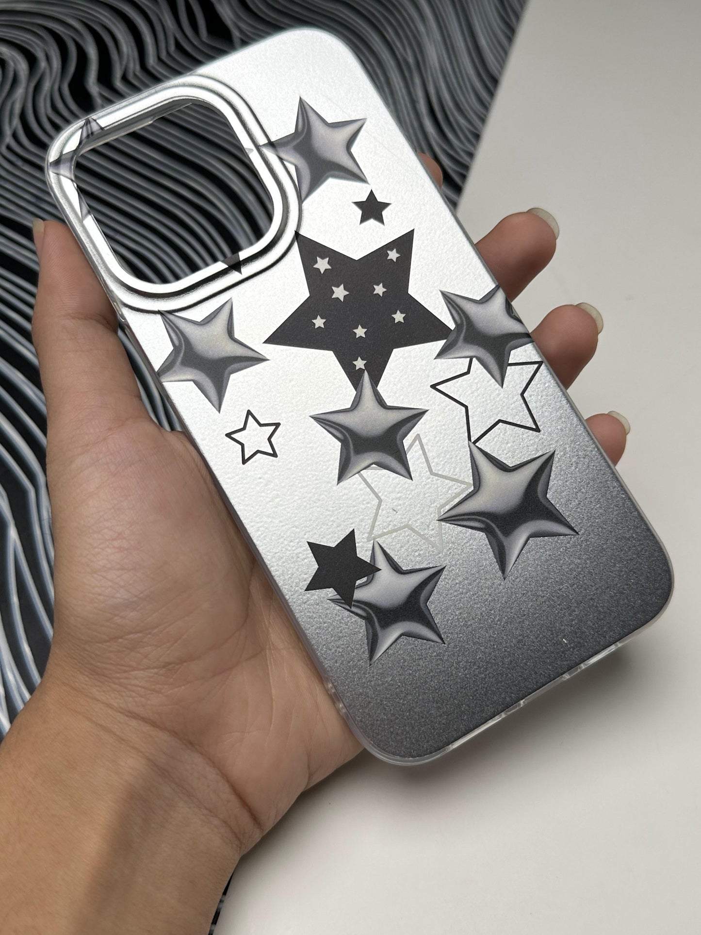 Classy Star Black Laser Matte Case For iPhone
