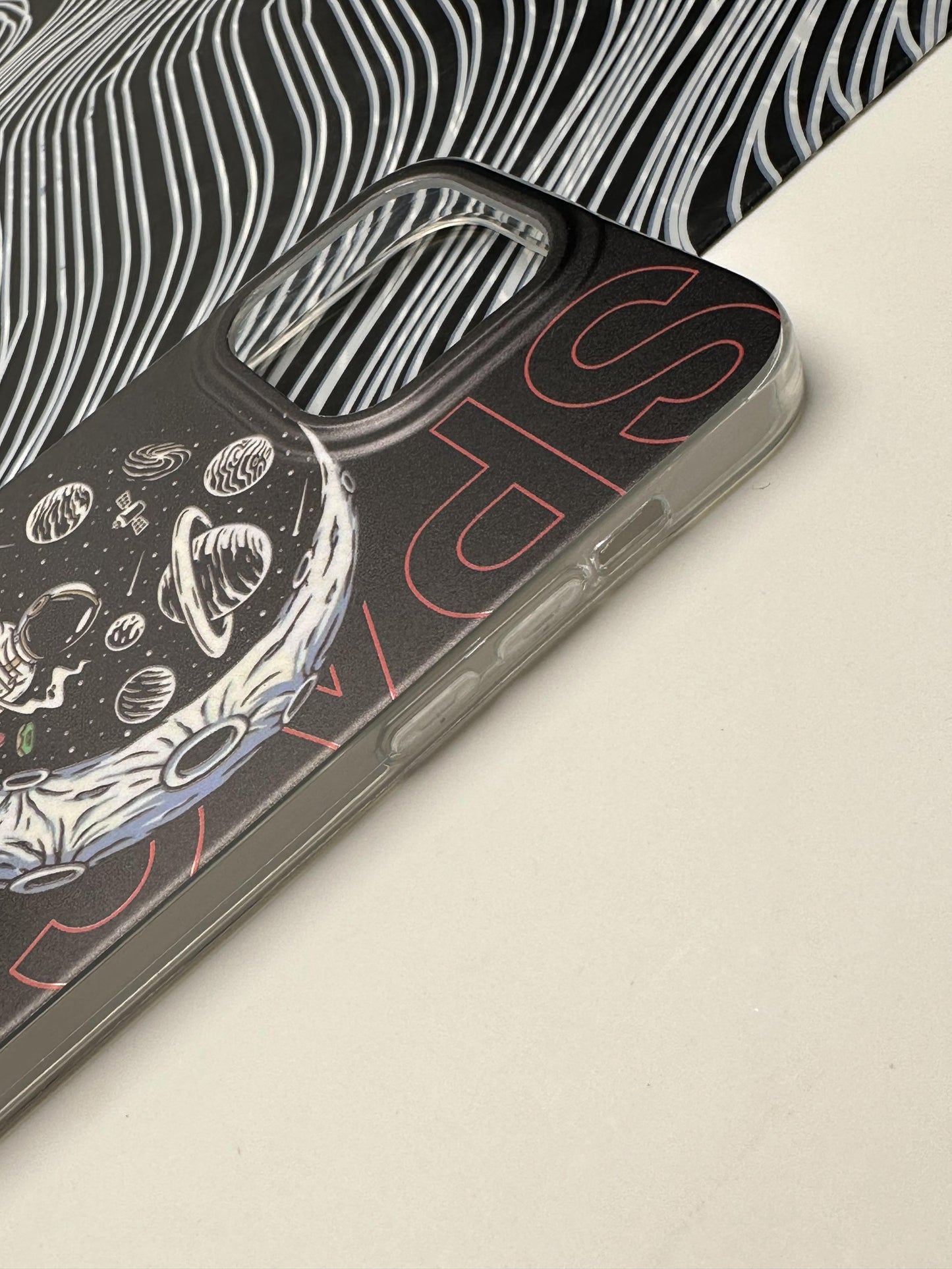 Classy SPACE Black Laser Matte Case For iPhone