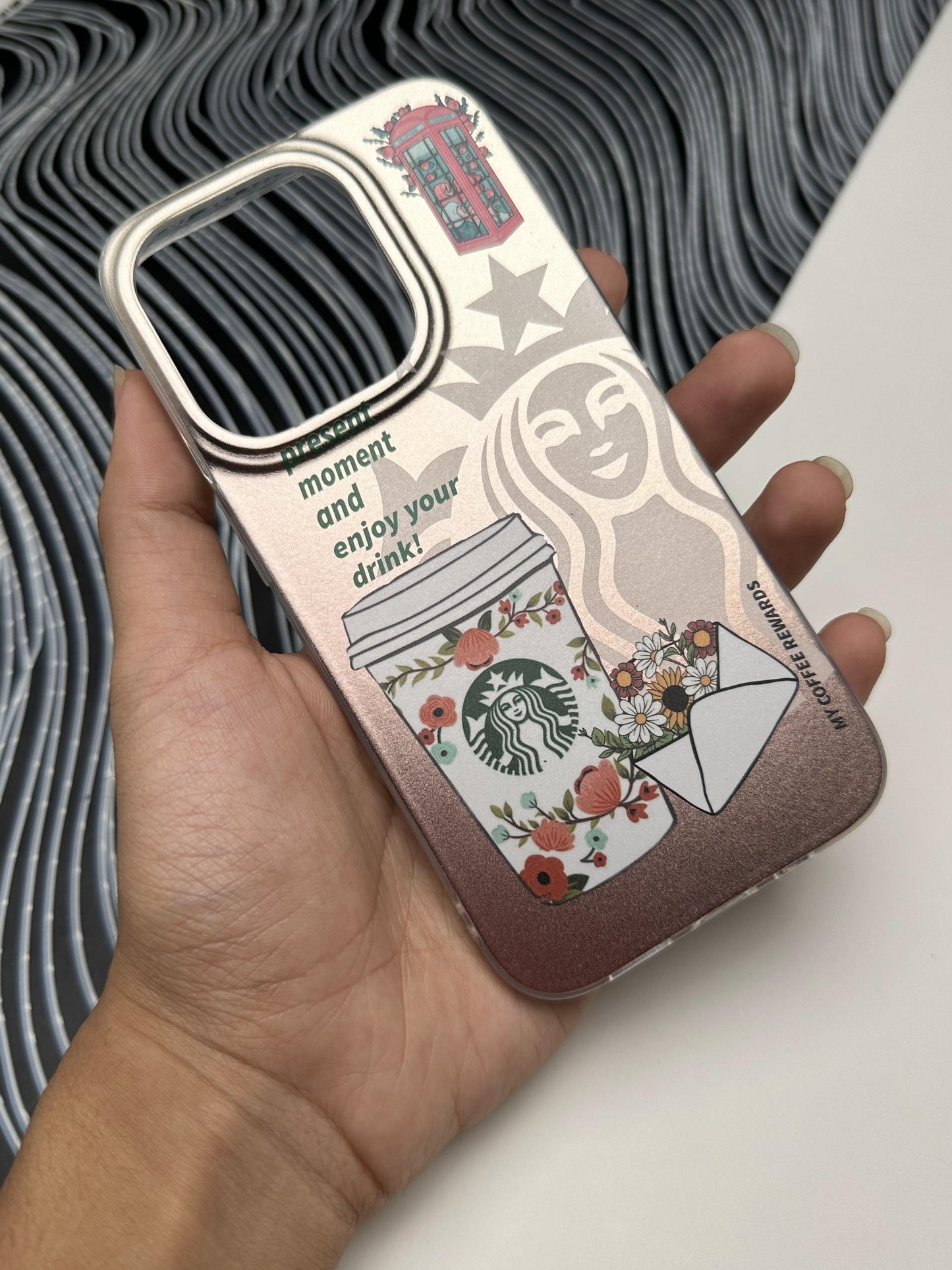 Classy Starbucks Laser Matte Case For iPhone