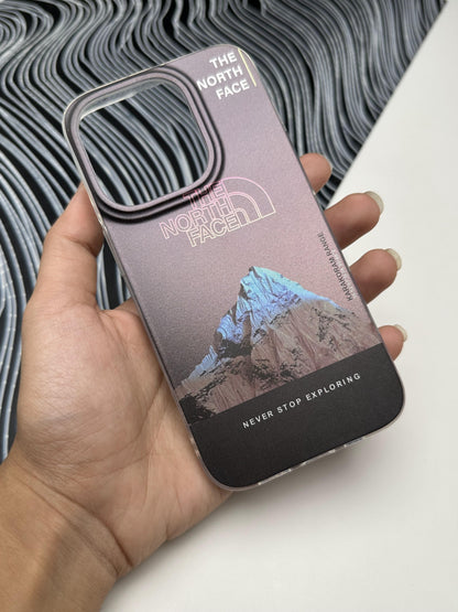 Classy The North Face Blue Mountain Laser Matte Case For iPhone