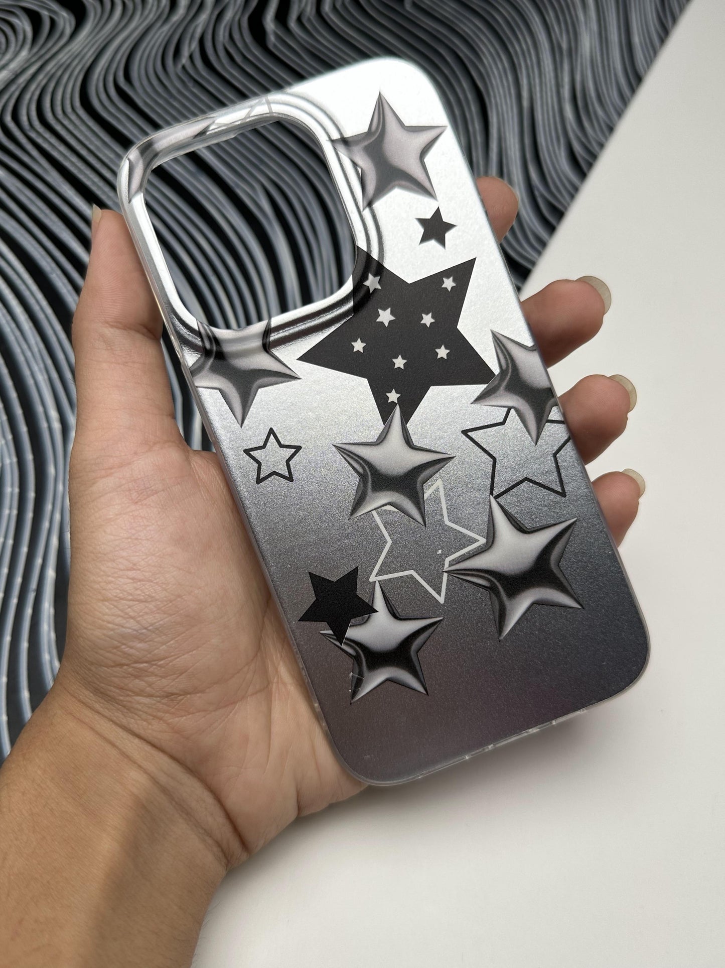 Classy Star Black Laser Matte Case For iPhone