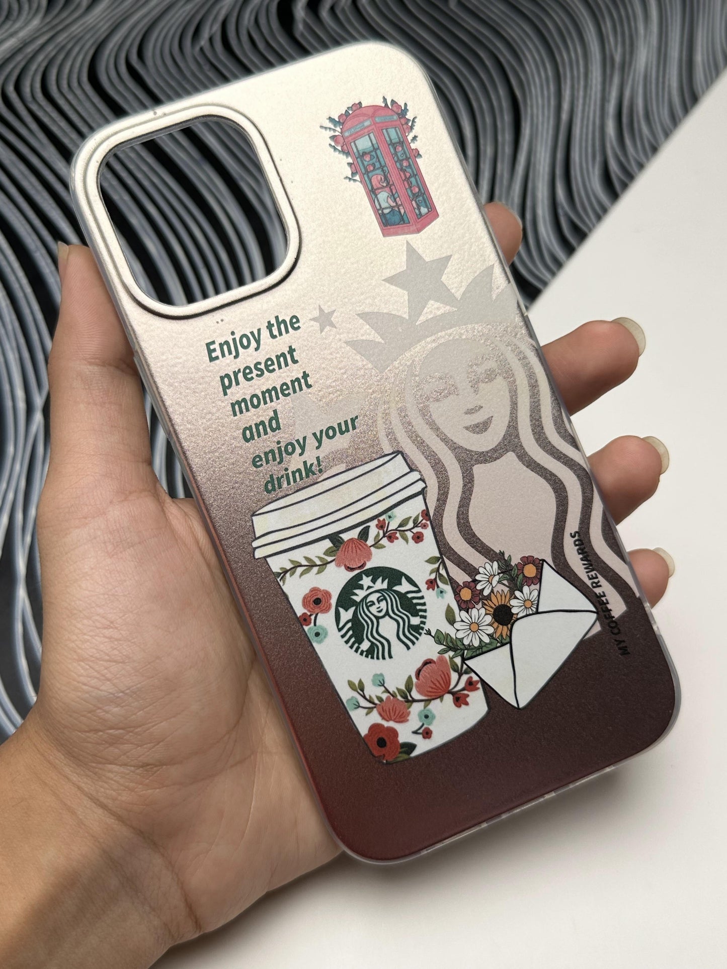 Classy Starbucks Laser Matte Case For iPhone