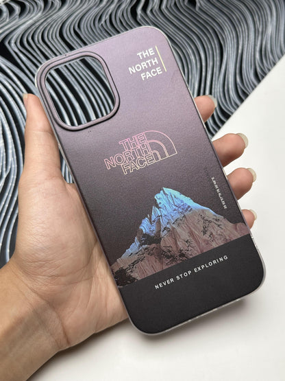 Classy The North Face Blue Mountain Laser Matte Case For iPhone