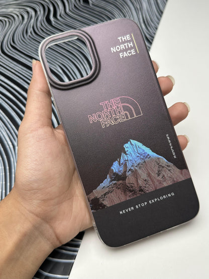 Classy The North Face Blue Mountain Laser Matte Case For iPhone