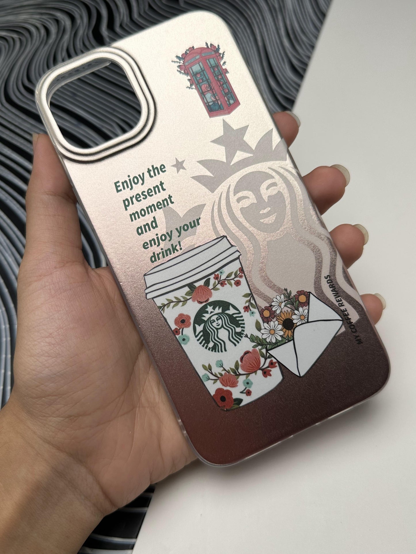 Classy Starbucks Laser Matte Case For iPhone