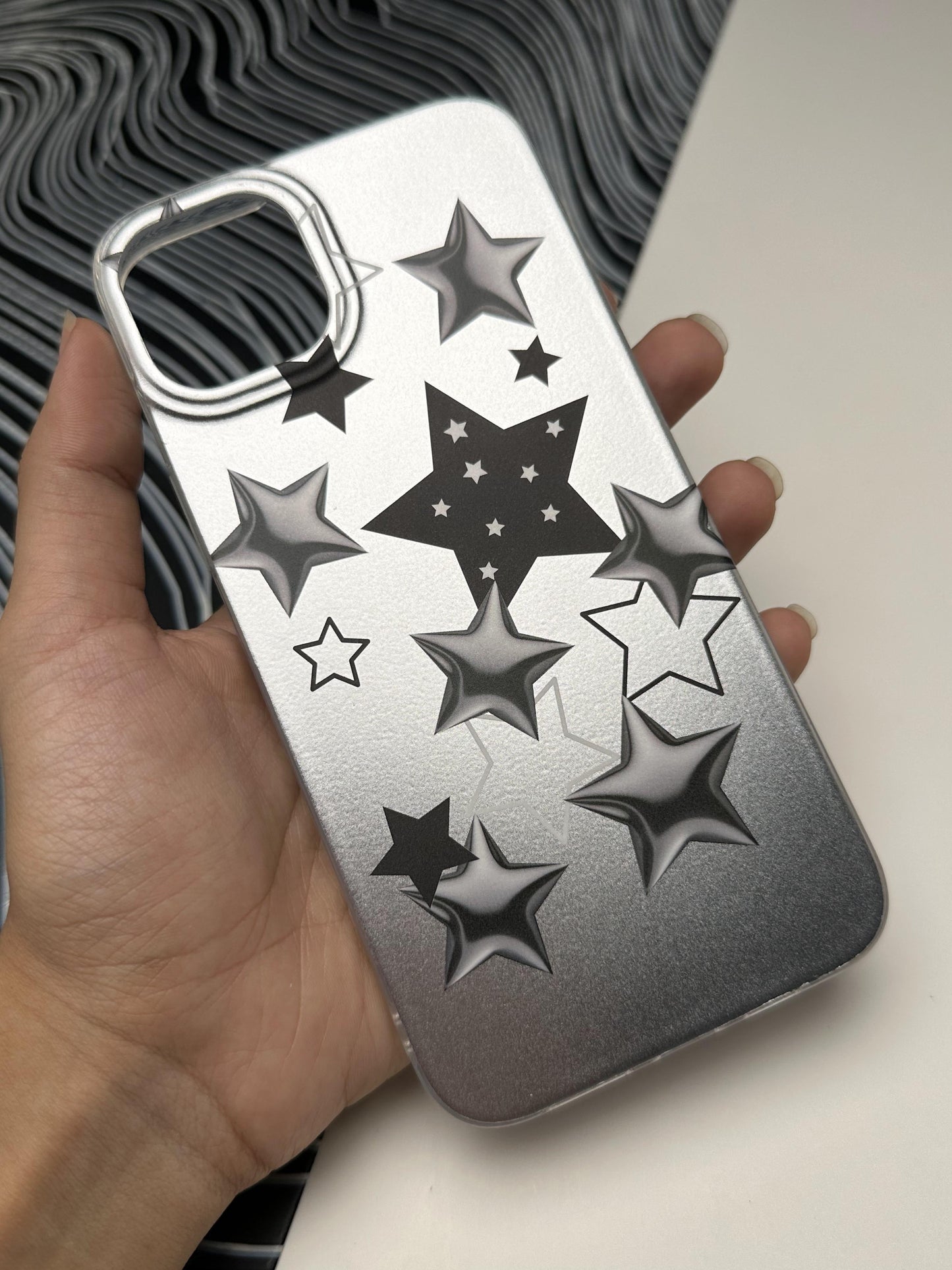 Classy Star Black Laser Matte Case For iPhone