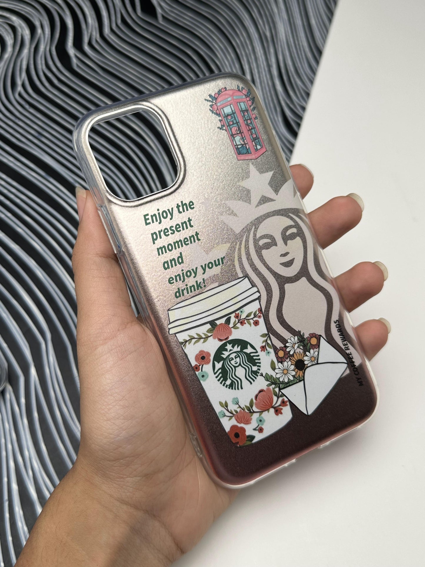 Classy Starbucks Laser Matte Case For iPhone