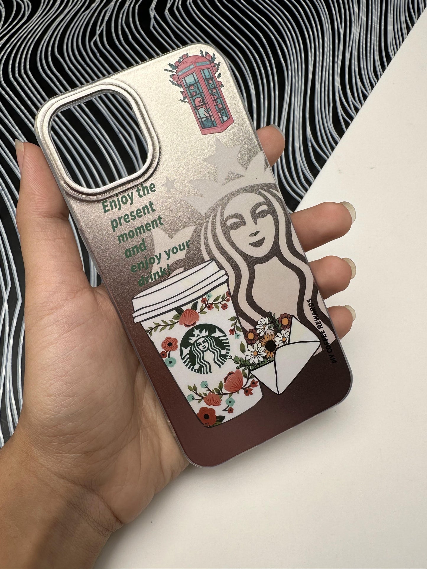Classy Starbucks Laser Matte Case For iPhone