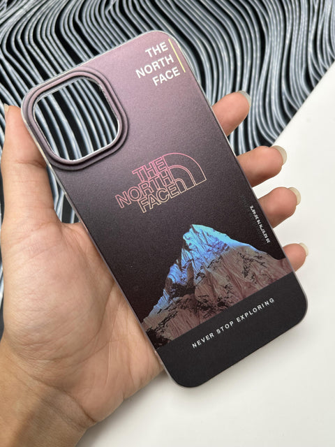 Classy The North Face Blue Mountain Laser Matte Case For iPhone