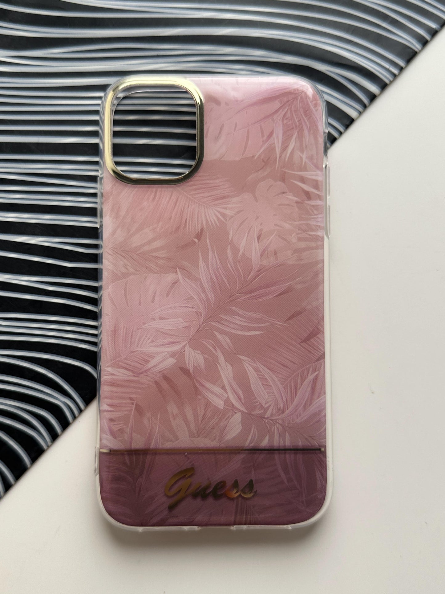 GUESS Peach Flower Case For iPhone