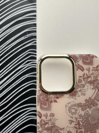 GUESS Brown Flower Case For iPhone