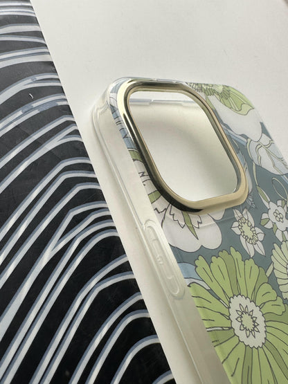 GUESS Green Flower Case For iPhone