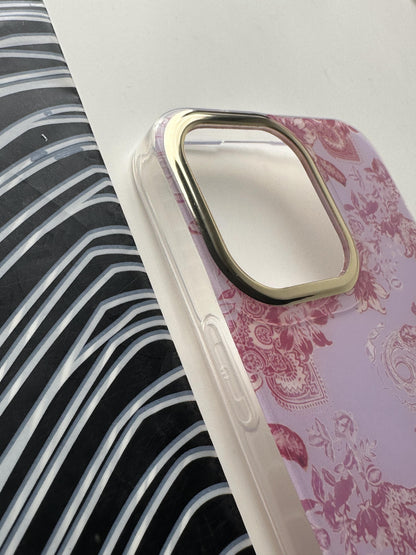 GUESS Pink Flower Case For iPhone