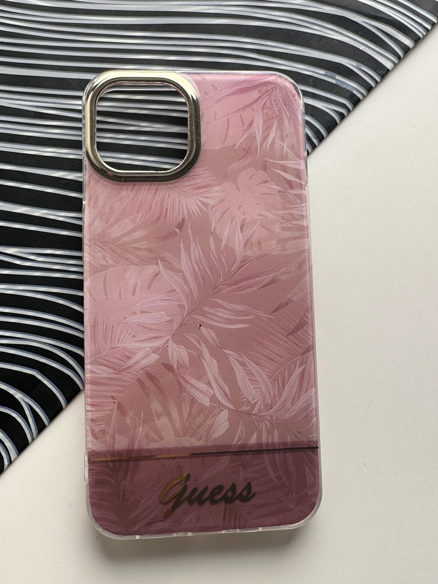 GUESS Peach Flower Case For iPhone