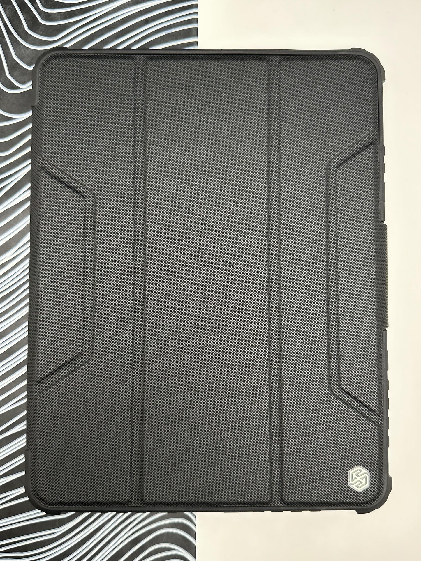 Nillkin Black Bumper Pro Leather Flip Cover Case for iPad
