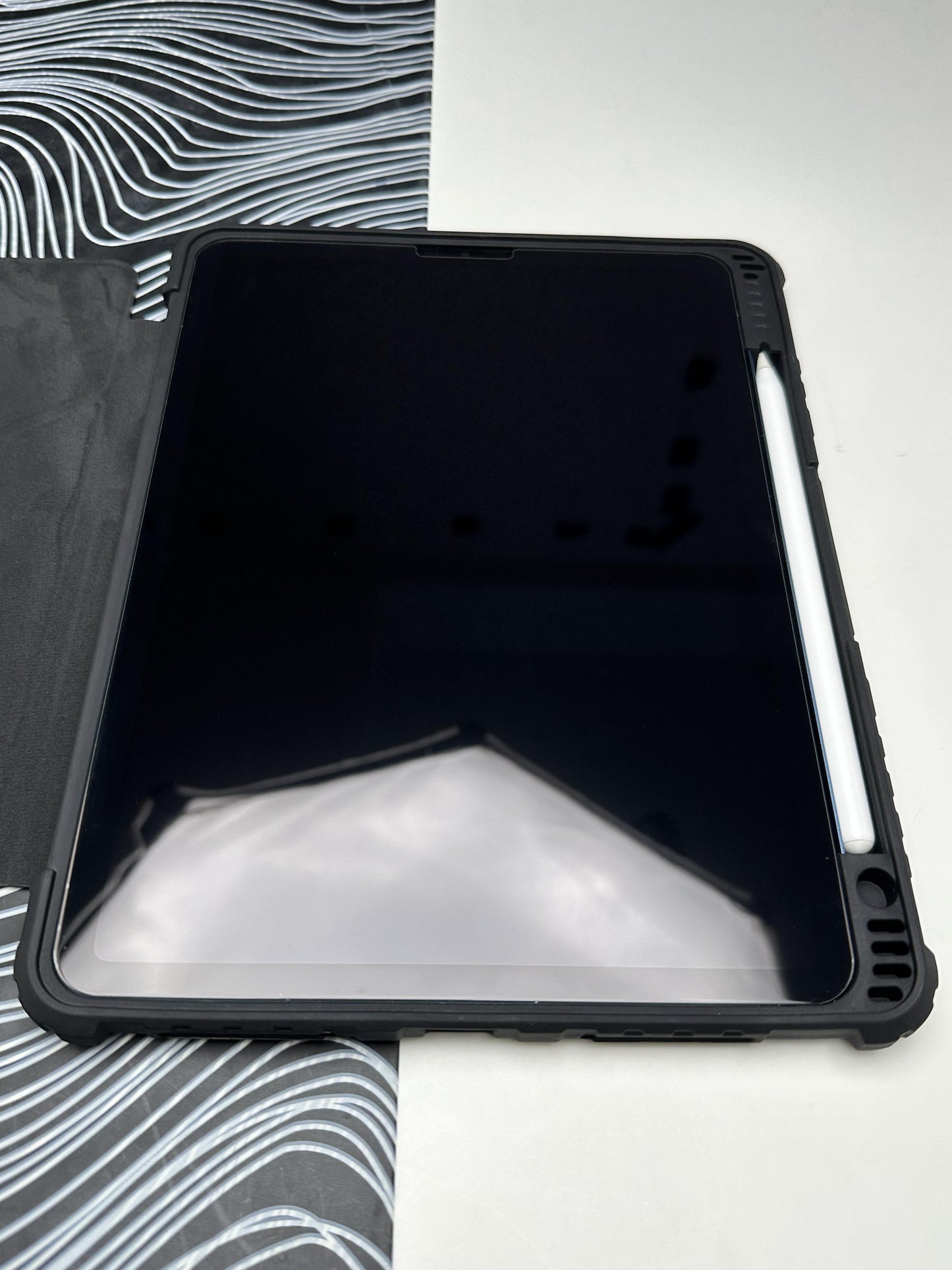 Nillkin Black Bumper Pro Leather Flip Cover Case for iPad