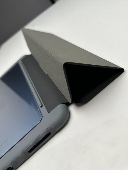 MUTURAL Black Smart Flip Cover Stand with Pen Slot for iPad