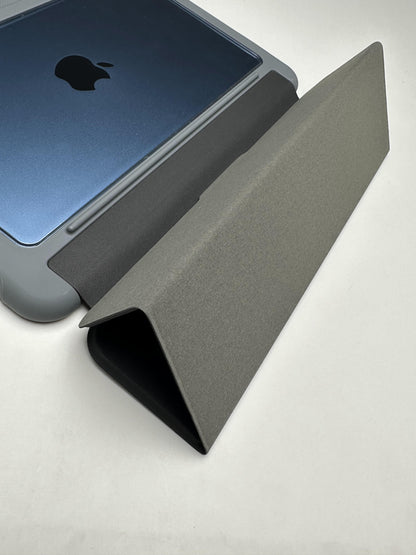 MUTURAL Black Smart Flip Cover Stand with Pen Slot for iPad