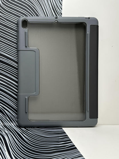 MUTURAL Black Smart Flip Cover Stand with Pen Slot for iPad