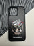 Karl Lagerfeld Black sponge Leather Case For iPhone