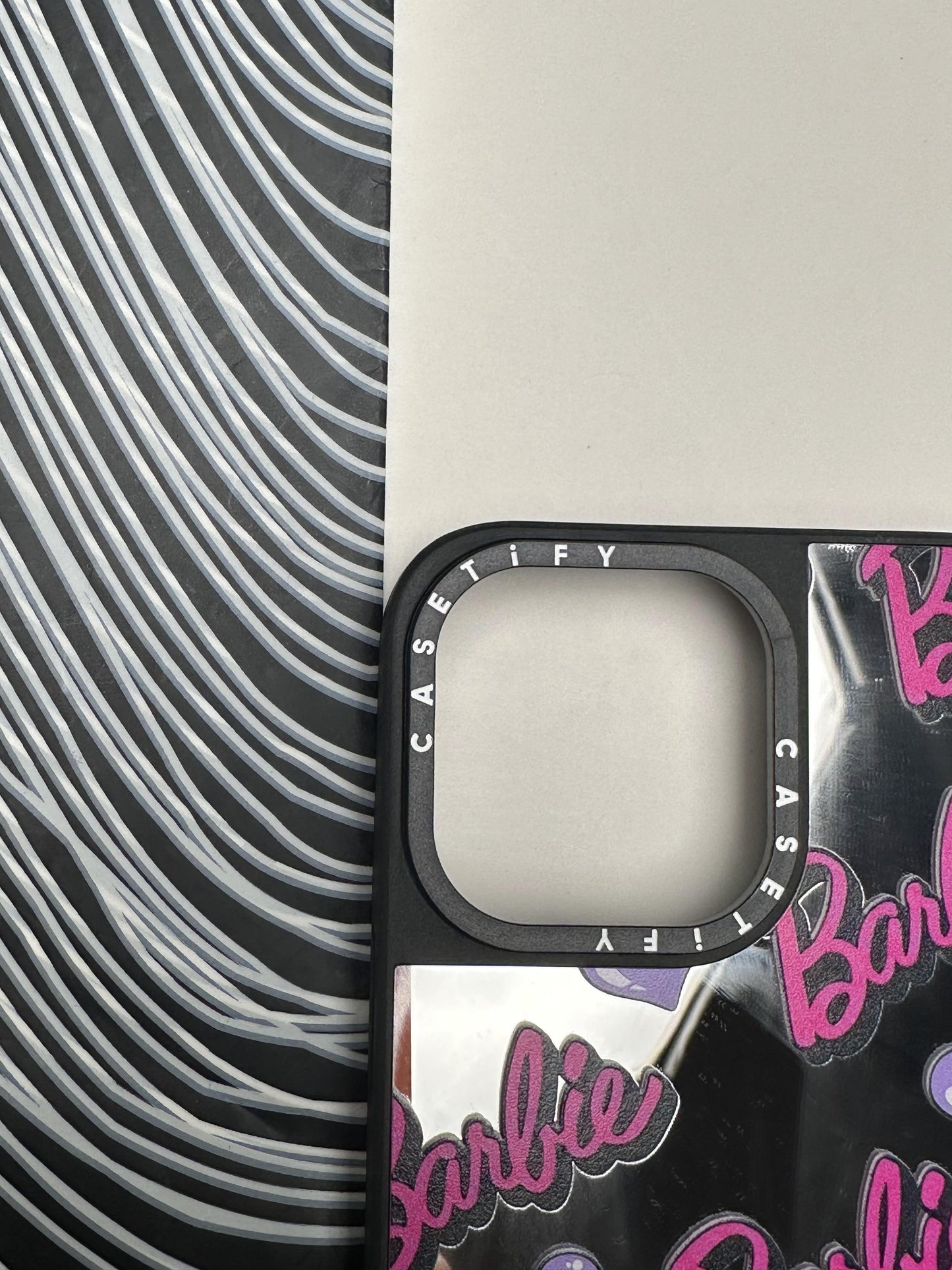 Barbie Heart Mirror Case For iPhone