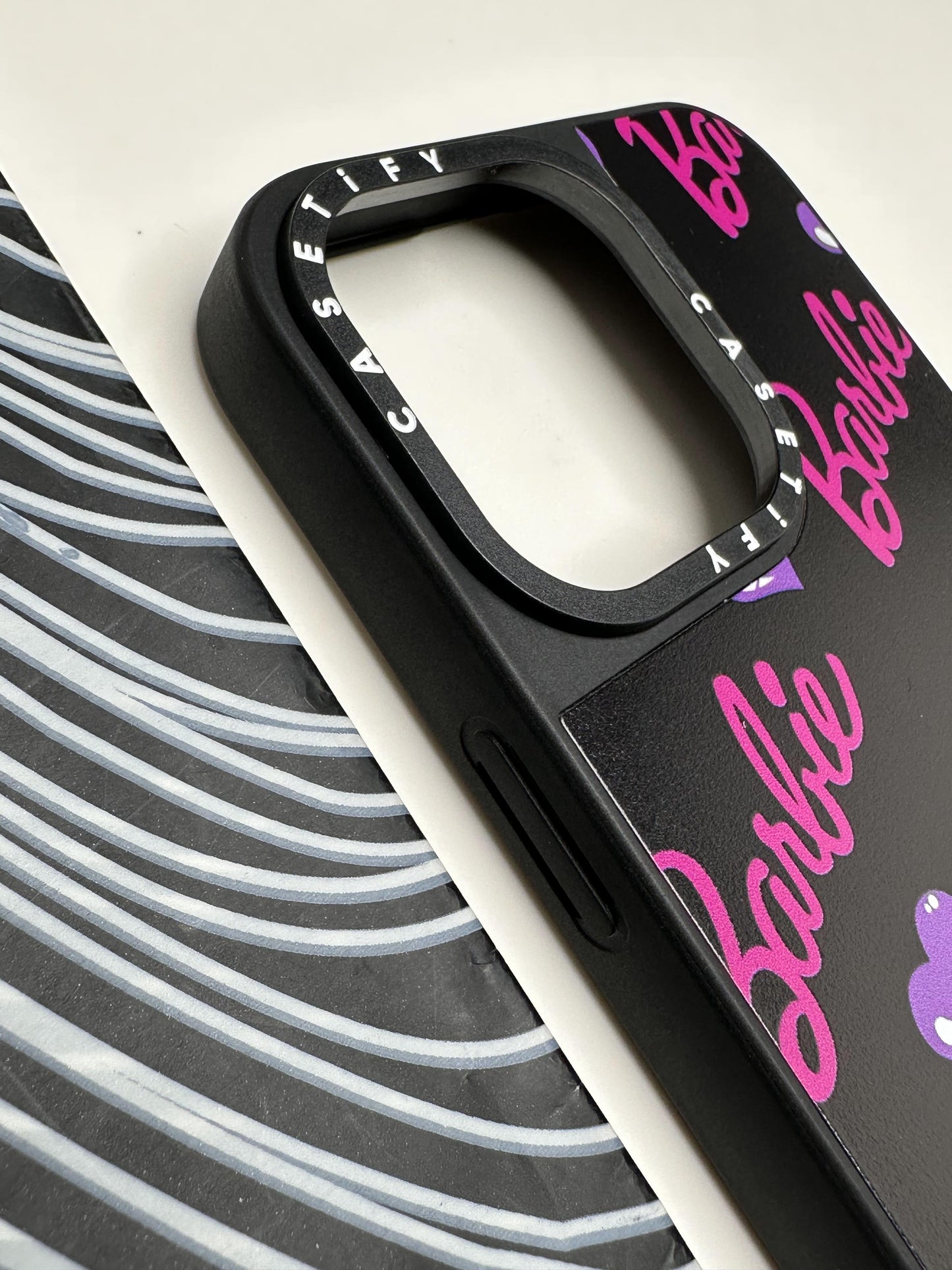 Barbie Heart Black Case For iPhone