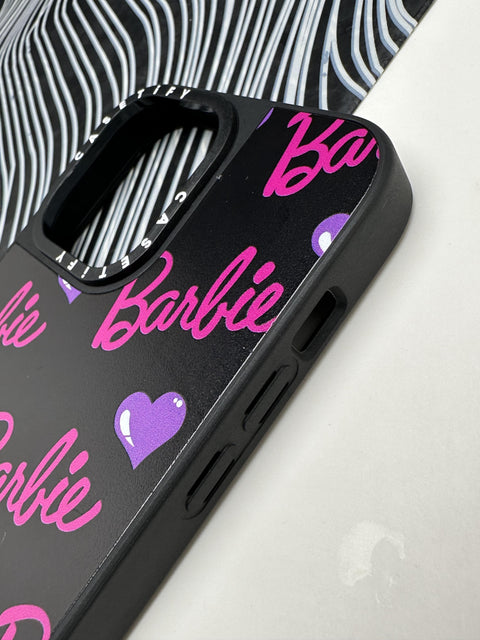Barbie Heart Black Case For iPhone