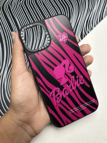 Barbie Face Black Case For iPhone