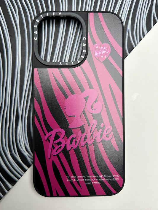 Barbie Face Black Case For iPhone