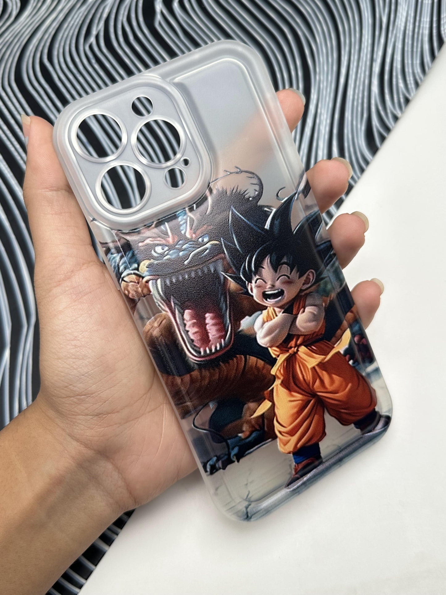 Goku Dragon Soft Matte Bumper Case For iPhone
