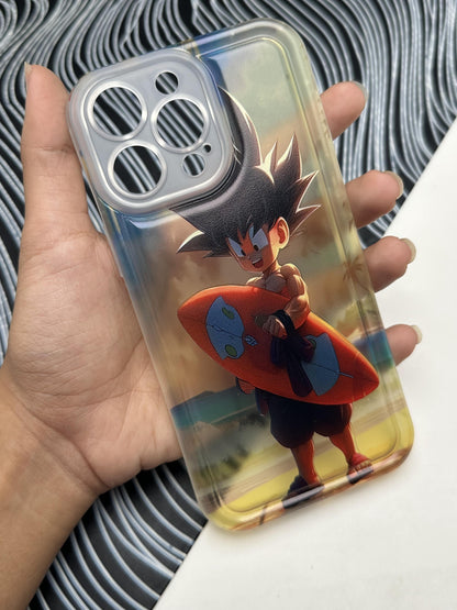 Goku Beach Soft Matte Bumper Case For iPhone
