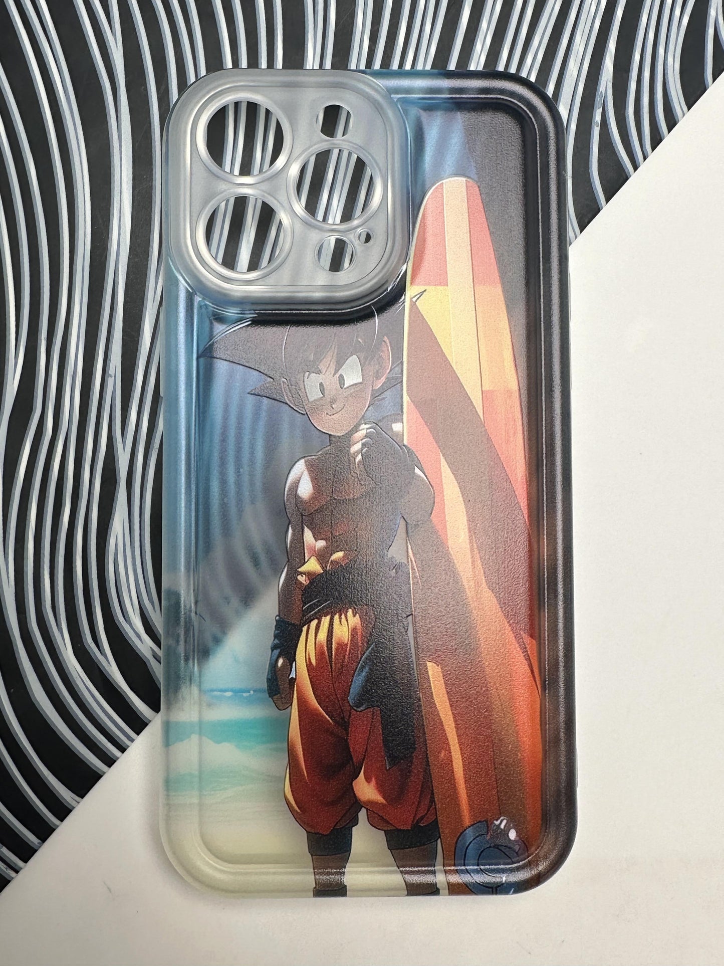 Goku 6 Pack Soft Matte Bumper Case For iPhone