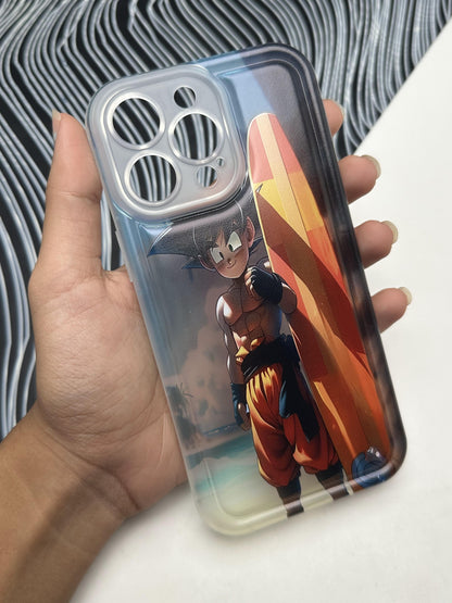 Goku 6 Pack Soft Matte Bumper Case For iPhone