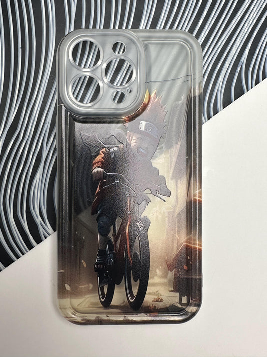 Naruto Cycling Soft Matte Bumper Case For iPhone