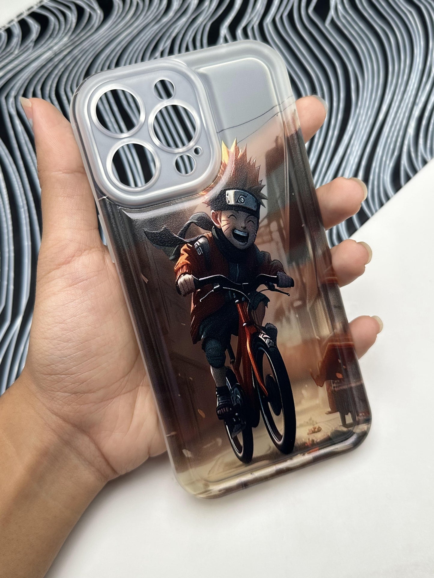 Naruto Cycling Soft Matte Bumper Case For iPhone