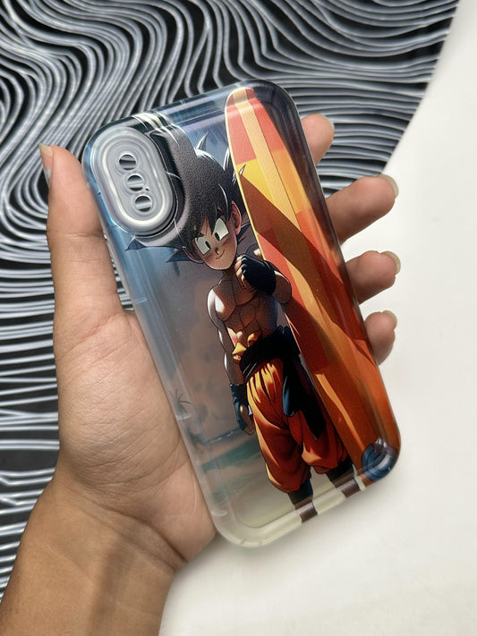 Goku 6 Pack Soft Matte Bumper Case For iPhone X / Xs