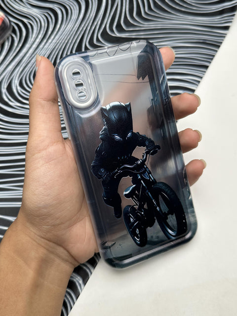 Black Panther Soft Matte Bumper Case For iPhone X / Xs