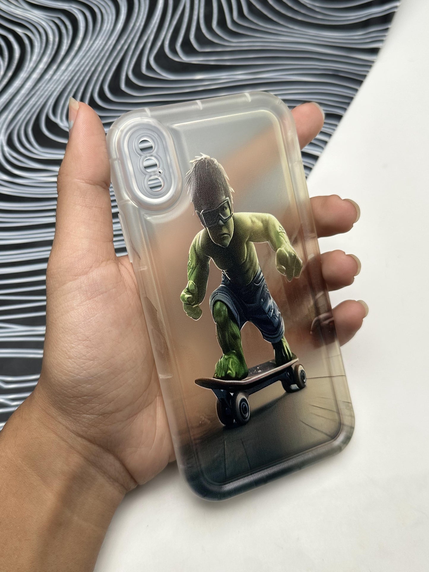 Baby Hulk Soft Matte Bumper Case For iPhone X / Xs