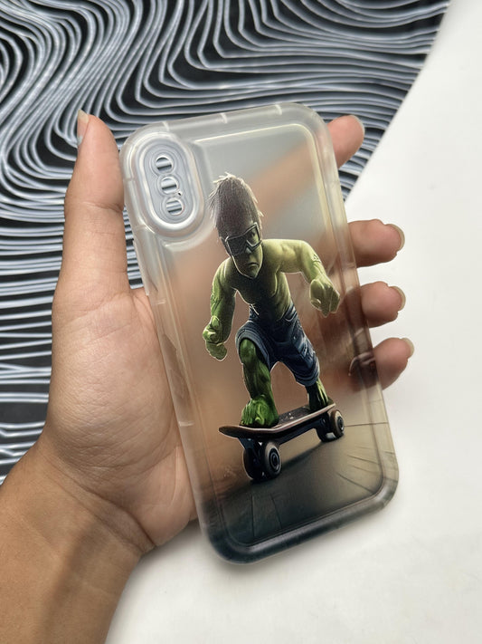 Baby Hulk Soft Matte Bumper Case For iPhone X / Xs
