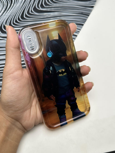 Bat Man Soft Matte Bumper Case For iPhone X / Xs