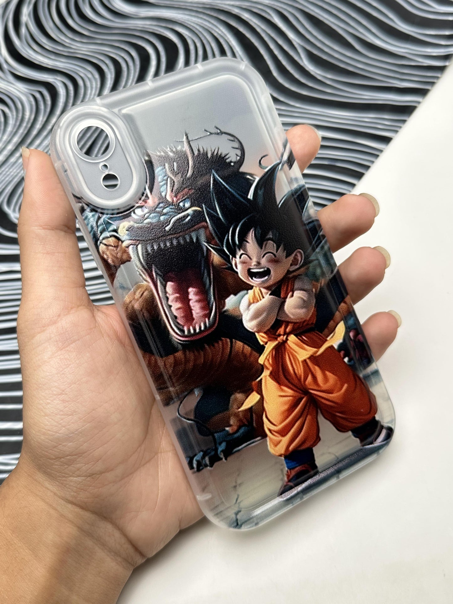 Goku Dragon Soft Matte Bumper Case For iPhone Xr