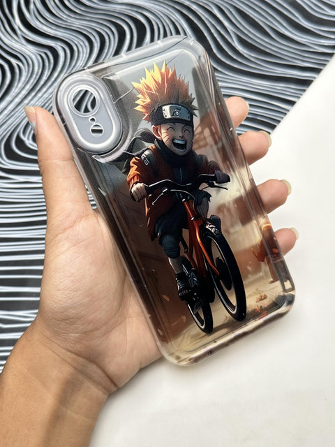 Naruto Cycling Soft Matte Bumper Case For iPhone Xr