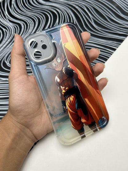Goku 6 Pack Soft Matte Bumper Case For iPhone
