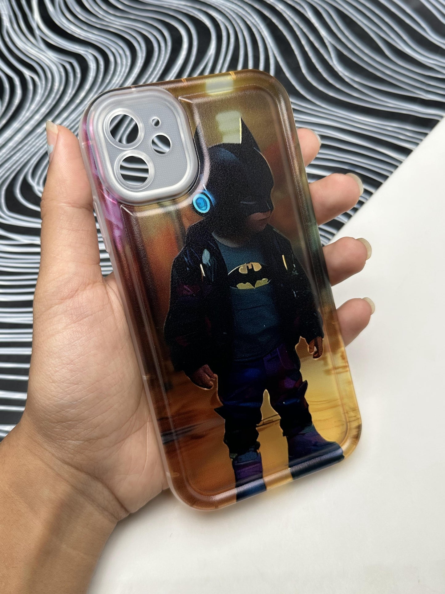 Bat Man Soft Matte Bumper Case For iPhone
