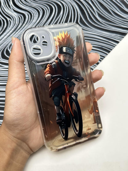Naruto Cycling Soft Matte Bumper Case For iPhone