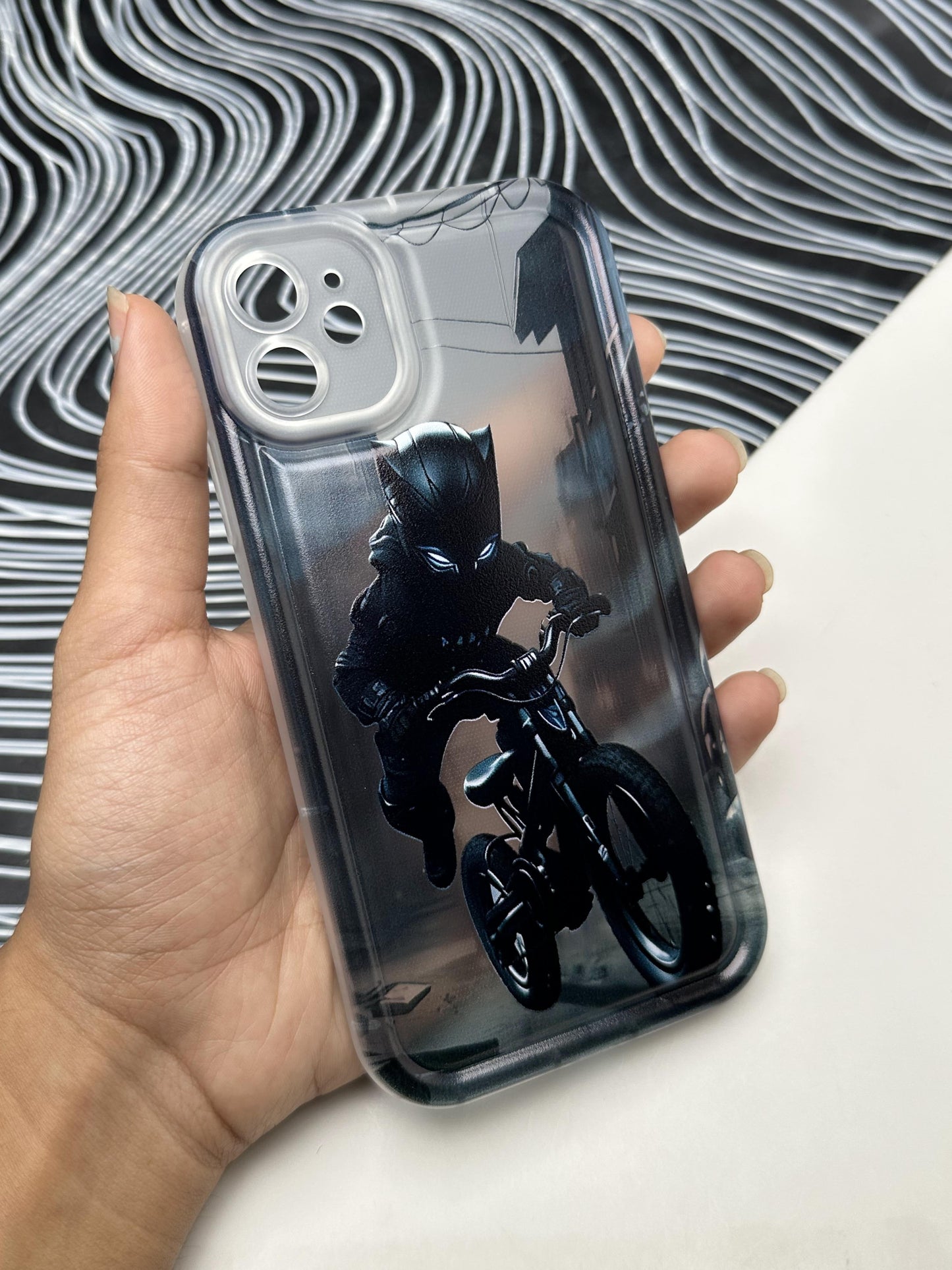 Black Panther Soft Matte Bumper Case For iPhone