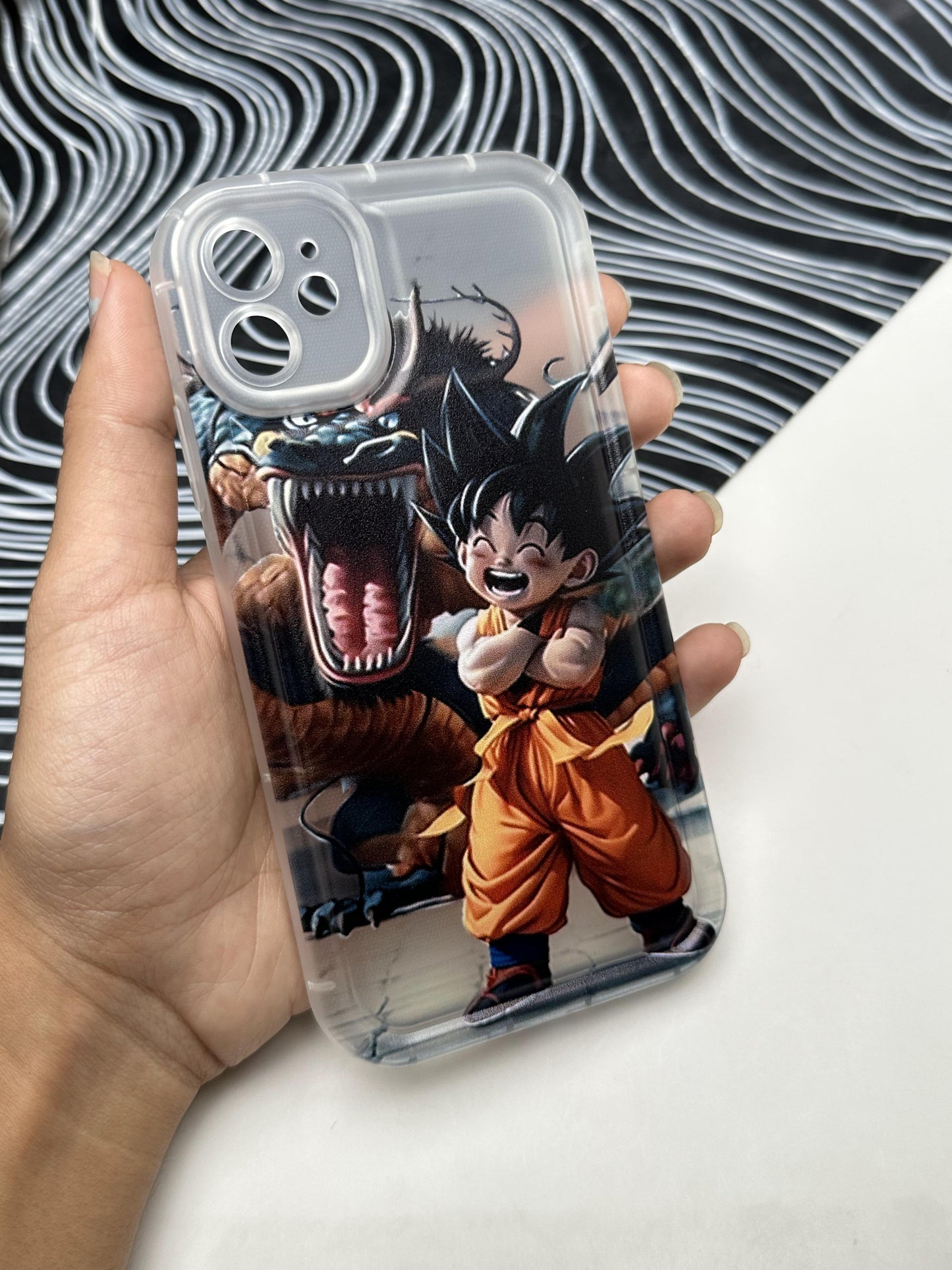 Goku Dragon Soft Matte Bumper Case For iPhone